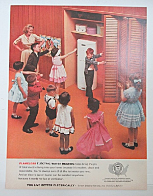 1965 Total Electric W/ Children Playing Pin The Tail