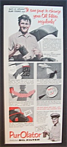 1953 Purolator Oil Filter With Alan Young
