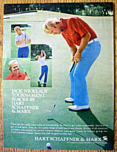 1974 Jack Nicklaus Tournament Slacks W/ Jack Nicklaus