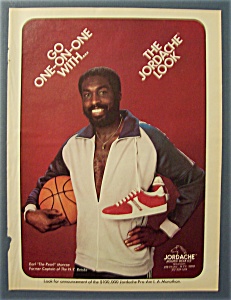 1981jordache Athletic Wear W/ Earl The Pearl Monroe