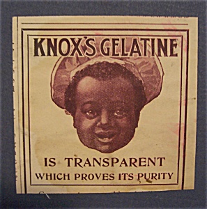 1901 Knox's Gelatine Ad With Proves Its Purity