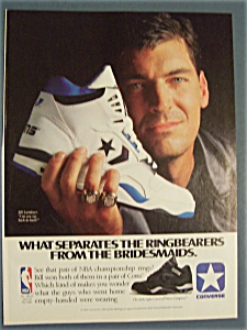 Vintage Ad: 1990 Converse Shoes With Bill Laimbeer
