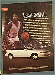 1991 Toyota Celica Convertible With Isiah Thomas