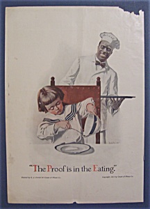 1914 Cream Of Wheat Cereal Ad With Black Chef