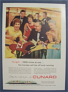 Vintage Ad: 1958 Cunard
