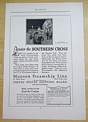 1924 Munson Steamship Line With Mar Del Plaza