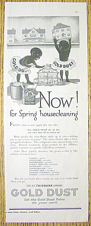 1918 Gold Dust With Spring Housecleaning