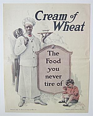 1918 Cream Of Wheat Cereal Ad With Little Child