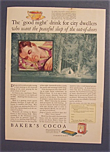 1928 Baker's Cocoa