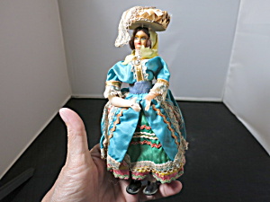 Vintage Greek Folk Traditional Handmade Doll Greece Souvenir 7.5