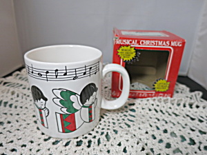 Telco Musical Angel Choir Angel Cup Mug Plays Silent Night 1985