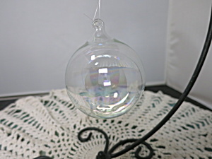 Blown Glass Ball Ornament