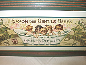 Savon Des Gentils Bebes Print By Reims Framed