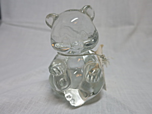 Fenton Art Glass Birthstone Bear No Birthstone