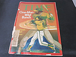 Time Magazine Oakland's Reggie Jackson Cover June 3 1974