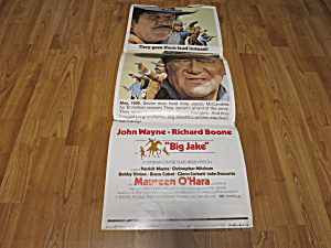 Big Jake Movie Poster 1971 John Wayne Richard Bloone