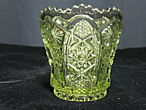 Imperial Verde Green Tooth Pick Holder Buttons And Arch