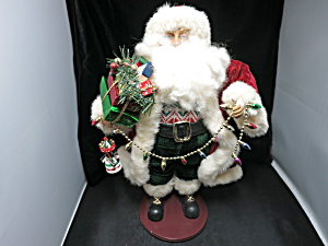 Christmas Fantasies Santa With Presents And Garland