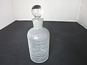T. C. W. Co. 1 Usa Apothecary Bottle Blown Ground Glass