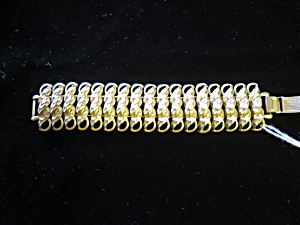Vintage Coro Bracelet Chunky Gold Tone