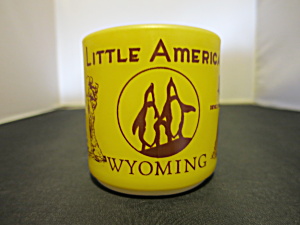 Little America Wyoming Federal Glass Cup Mug Souvenir