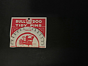 Bull Dog Tidy Pins To Keep Tidies Smooth And Straight