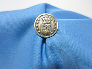 Waterbury Scovill Co Military Button Eagle On Coat Of Arms