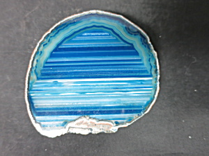 Blue Agate Polished Slab Slice