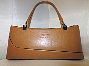 Gucci Handbag Satchel Vintage Made In Italy 1980s