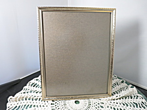 Vintage Gold Metal Picture Frame Velvet Covered Back 8 X 10