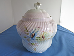 Porcelain Biscuit Jar Cracker Jar Roaring 20s