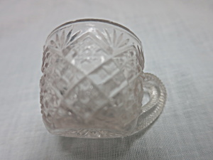 Miniature Pressed Glass Punch Cup Childs Play