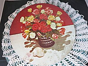 Vintage Floral Deer Park Baking Co Danish Assortment Cookie Tin