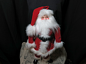 Brinns Wind Up Musical Santa Claus 1986 21 Inch Doll