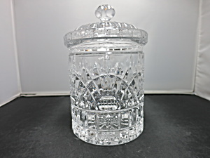 Elegant Pressed Glass Humidor Biscuit Jar Cookie Jar Unknown Rare