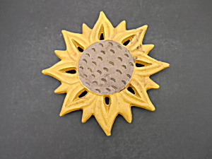Sunflower Cast Iron Trivet Tht 2001