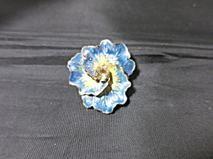 Vintage Sandor Pansy Flower Brooch Pin Signed 2065959 Sandor