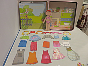 Haba Dress Up Doll Lilli Magnetic Game Box Paper Doll Replacement