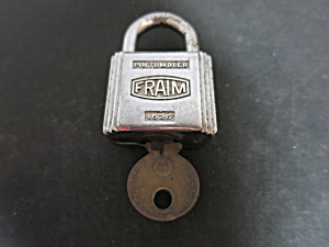 Vintage Fraim Pin Tumbler 1626 Pad Lock