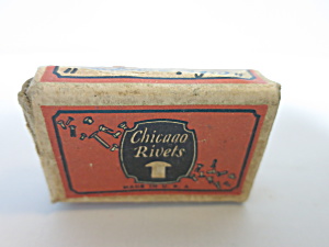 Vintage Chicago Rivets With Some Contents