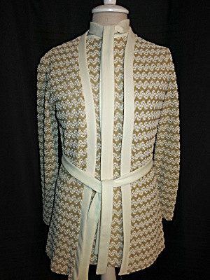 Vintage Sears Fashions Blouse Blazer Jacket Set Size 10