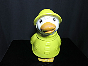 Metlox Pottery Puddles Duck Cookie Jar Usa 1970s