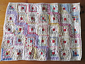 Sample Block Quilt Log Cabin Doll Quilt 15 X 20 About