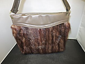 Vintage Mink Fur Handbag Beautiful