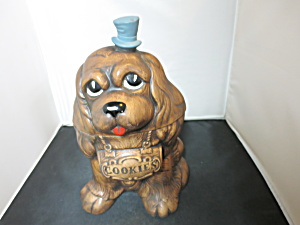 Dog Cookie Jar Treasure Craft Cocker Spaniel With Hat