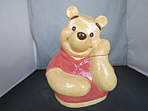 Disney Winnie The Pooh Big Face Cookie Jar 2001
