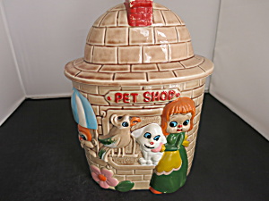 Vintage Pet Shop Cookie Jar Best Guess Japan