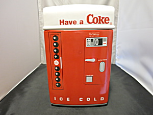 Gibson Coca Cola Vending Machine Cookie Jar 1995