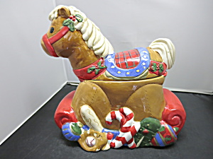 Rocking Horse Cookie Jar Celebrate The Season