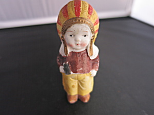 Frozen Charlotte Penny Doll Japan Indian Boy Figurine